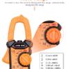 606E 2 Victor Clampmeter 606E